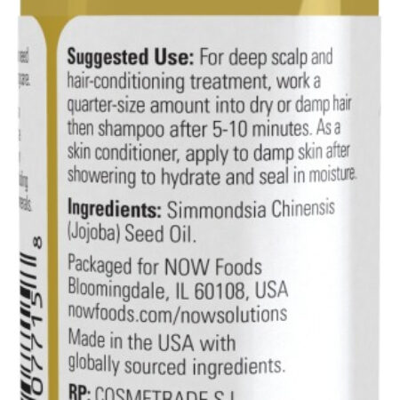 Óleo De Jojoba Puro Now Foods 29,57 Ml - Imagem 2
