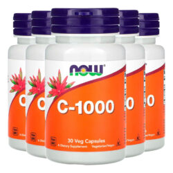 Vitamina C-1000 30 Veg Cápsulas Importado 5un Now Foods