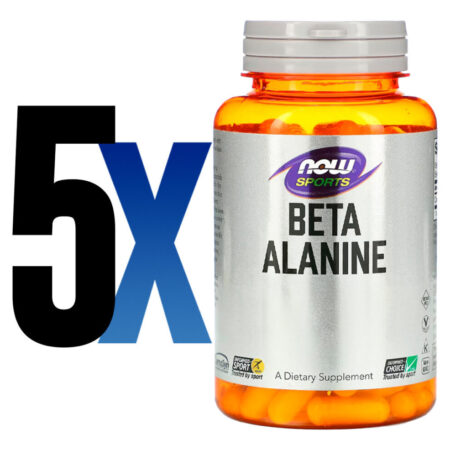Beta-alanina 750mg Now Foods 120 Cápsulas Importado 5un - Imagem 5