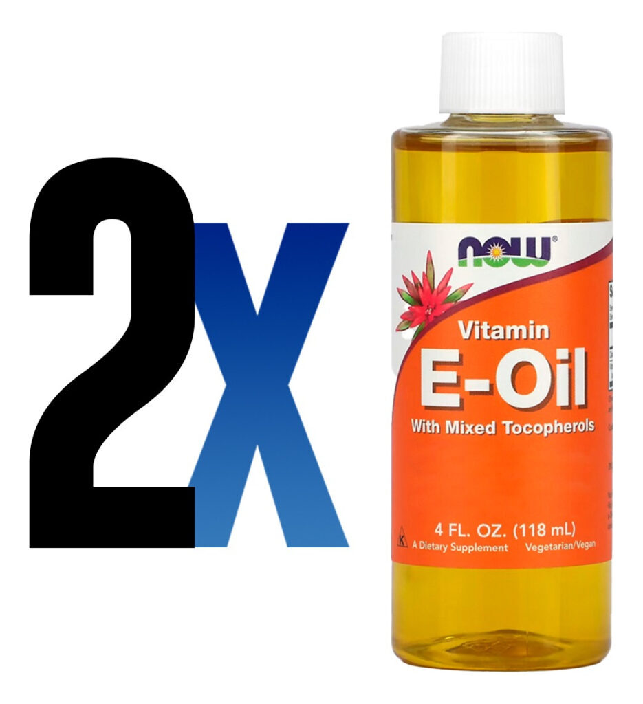 Vitamina E Oil Mixed Tocoferol 118ml Importado 2un Now Foods - Imagem 2