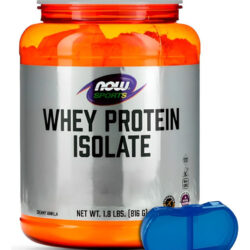 Whey Protein Pó Now Foods 816g Baunilha +porta Cápsulas