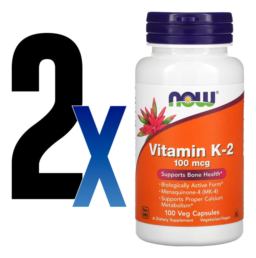 Vitamina K2 100mcg Now Foods 100veg Caps 2un - Imagem 2