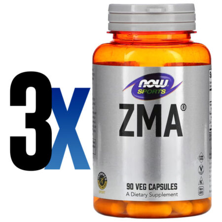 Zma Zinco Magnésio 800mg 90cáps Importado 3un Now Foods - Imagem 2