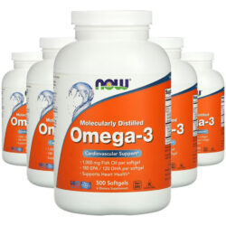 Ômega-3 Molecularmente Destilado 500soft 5un Now Foods
