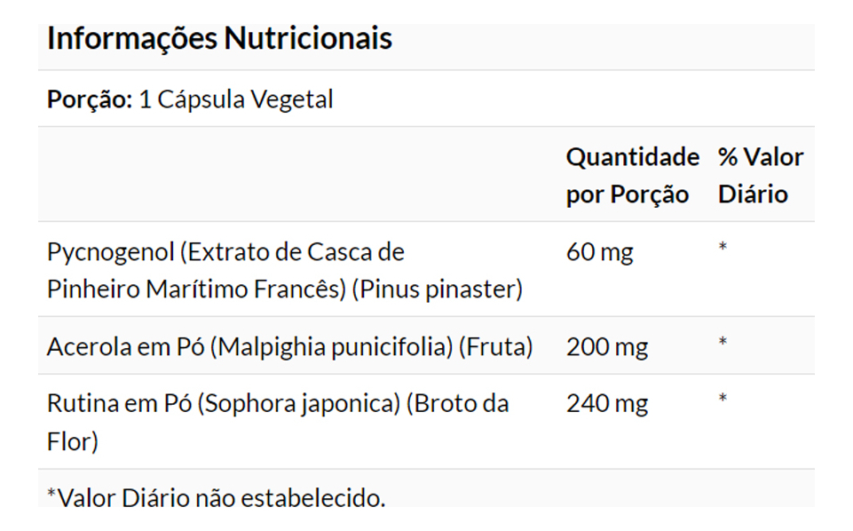 Pycnogenol 60mg Now Foods 50 Veg Caps Importado - Imagem 4