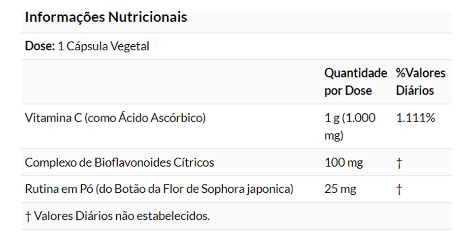 Vitamina C Bioflavonóides Now Foods 250cáps + Porta Cápsulas - Imagem 4