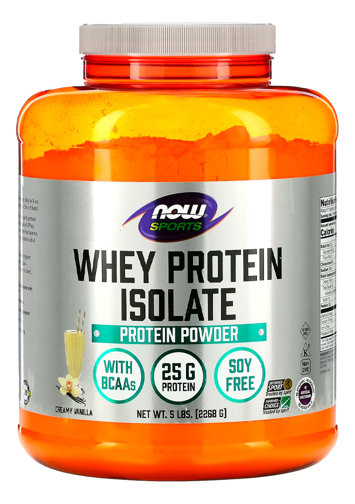 Whey Protein Isolado Now Foods 2268g Baunilha Importado