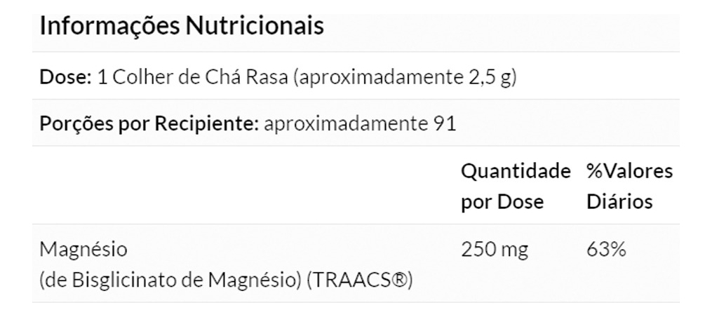 Bisglicinato De Magnésio Em Pó 227g Importado 5un Now Foods - Imagem 3
