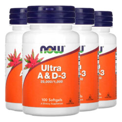 Ultra Vitamina A E D-3 Now Foods 100soft Importado 4un