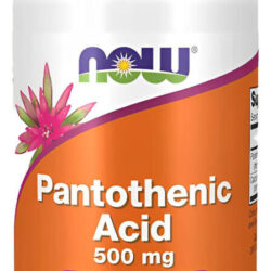 Ácido Pantotênico 500mg Vitamina Complexo B 100cap Now Foods Sabor N/a