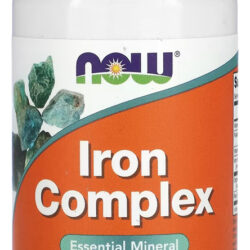Complexo De Ferro Now Foods Iron Complex 100 Tablets Sabor Sem Sabor
