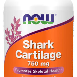 Shark Cartilage 750mg Now Foods 100 Cápsulas Importado