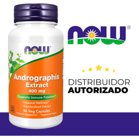 Extrato Andrographis 400mg Now Foods 90 Cáps Importado - Imagem 5
