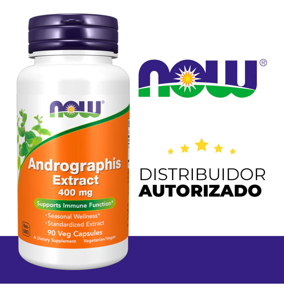Extrato Andrographis 400mg Now Foods 90 Cáps Importado - Imagem 5