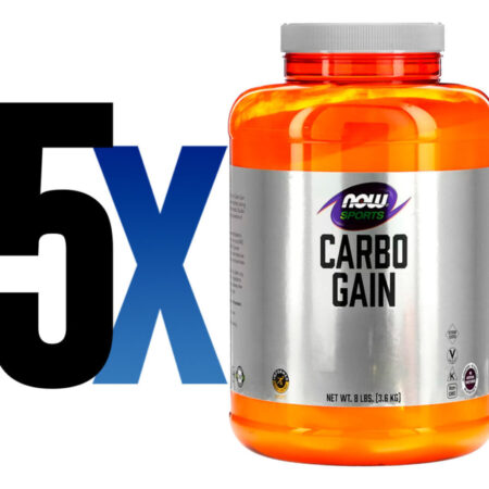 Carbo Gain Pó 3.63kg Importado 5un Now Foods - Imagem 2