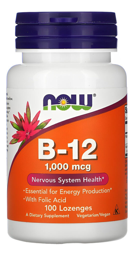 Vitamina B-12 1mg E Ácido Fólico 100past Importado