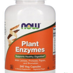 Plant Enzymes 240 Cápsulas Enzimas Digestivas Now Foods