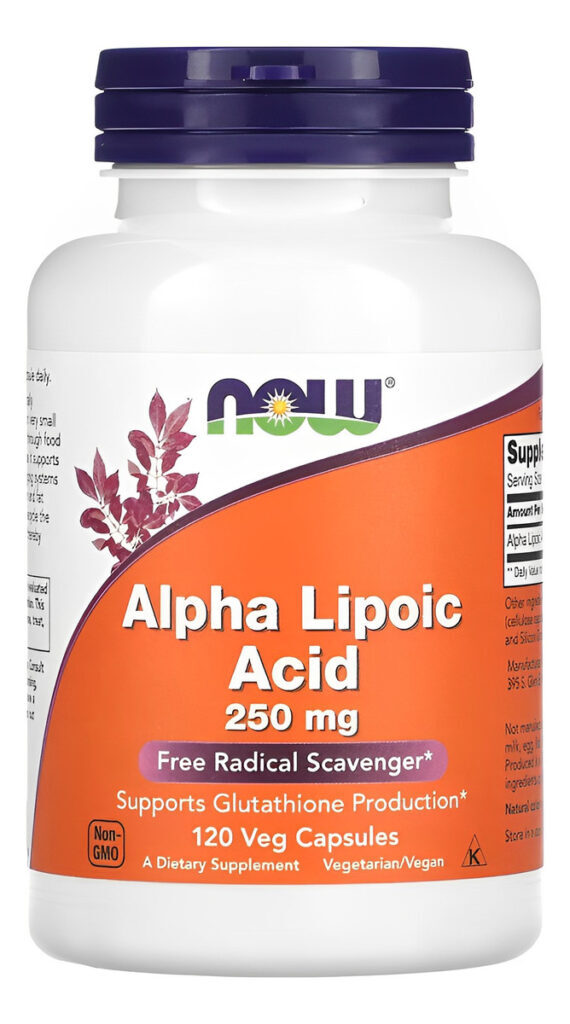 Ácido Alfa Lipóico 250mg Now Foods 120cápsulas Importado 3un - Imagem 5