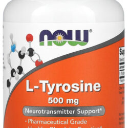 L-tirosina Now Foods 500mg 120 Cápsulas No Brasil