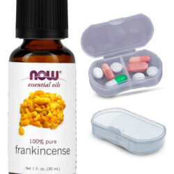 Now Foods Óleo De Olíbano 30ml 100% Puro + Porta Cápsulas
