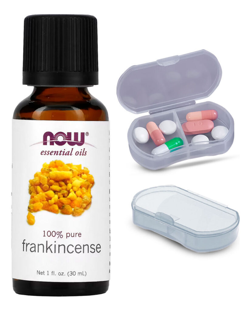 Now Foods Óleo De Olíbano 30ml 100% Puro + Porta Cápsulas
