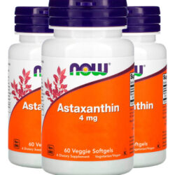 Now Foods Astaxantina Extrato 4mg 60 Vegs Soft Importado 3u