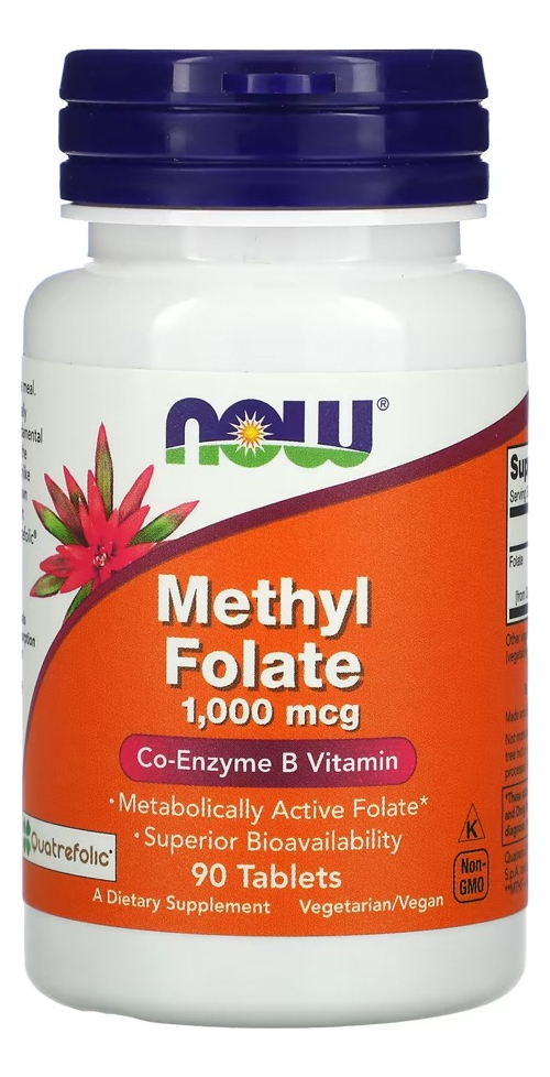 Metilfolato Methyl 1000mcg Now Foods 90 Tablets 2un - Imagem 4