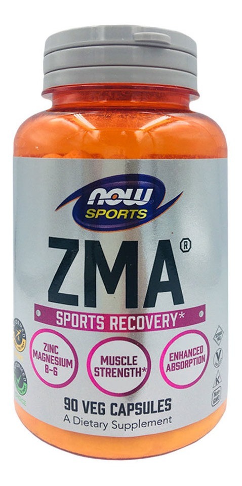 Zma Zinco Magnésio 800mg Now Foods 90caps 2un Sabor Sem Sabor - Imagem 2