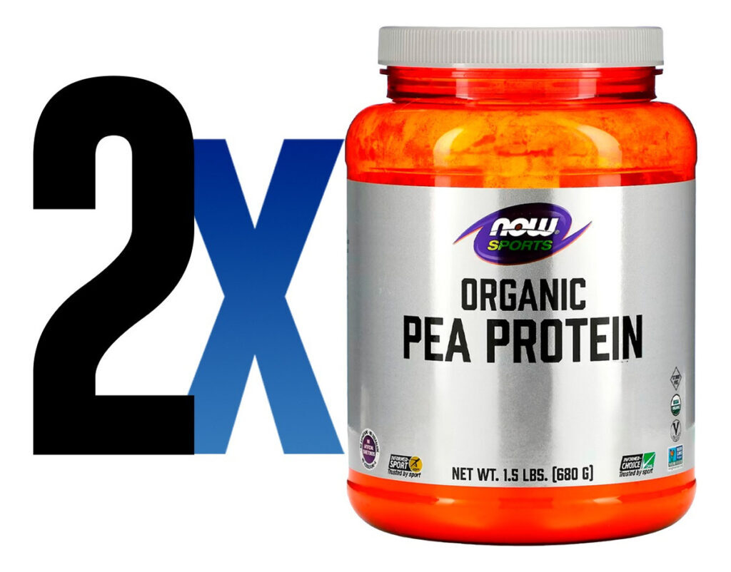 Proteína Ervilha Pó 680g Orgânica Importado 2un Now Foods - Imagem 2