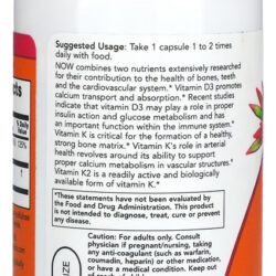 Vitamina D3 25mg Com Vit K2 45mg 120 Cap Importado