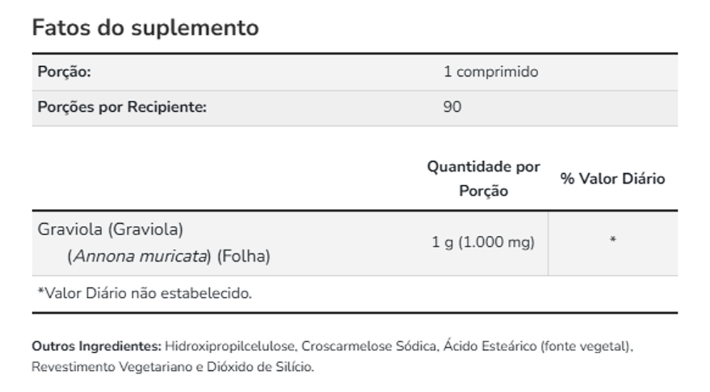 Graviola 1000mg Now Foods 90 Tablets Importado - Imagem 4