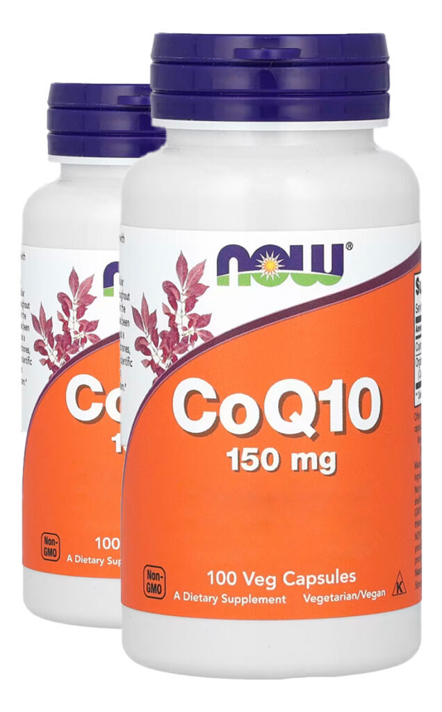Coenzima Coq10 150mg 100 Cápsulas Importado 2un Now Foods
