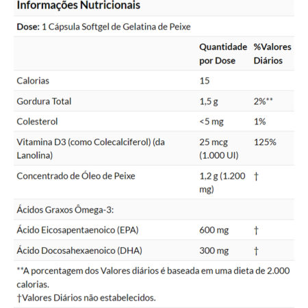 Ultra Omega 3d 600epa/300dha 180soft Importado 2un Now Foods - Imagem 5