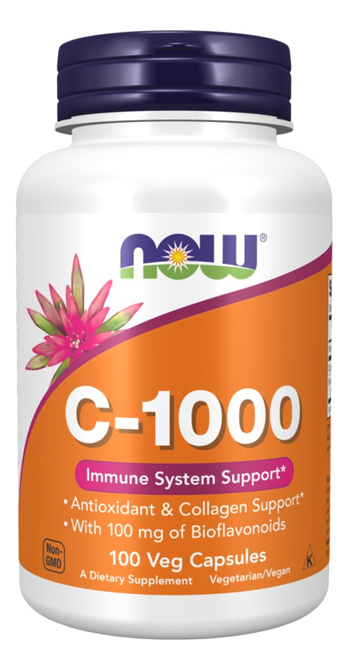 Vitamina C 1000mg Now Foods 100veg Caps
