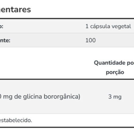 Boron 3mg Now Foods 100 Cápsulas Importado - Imagem 4