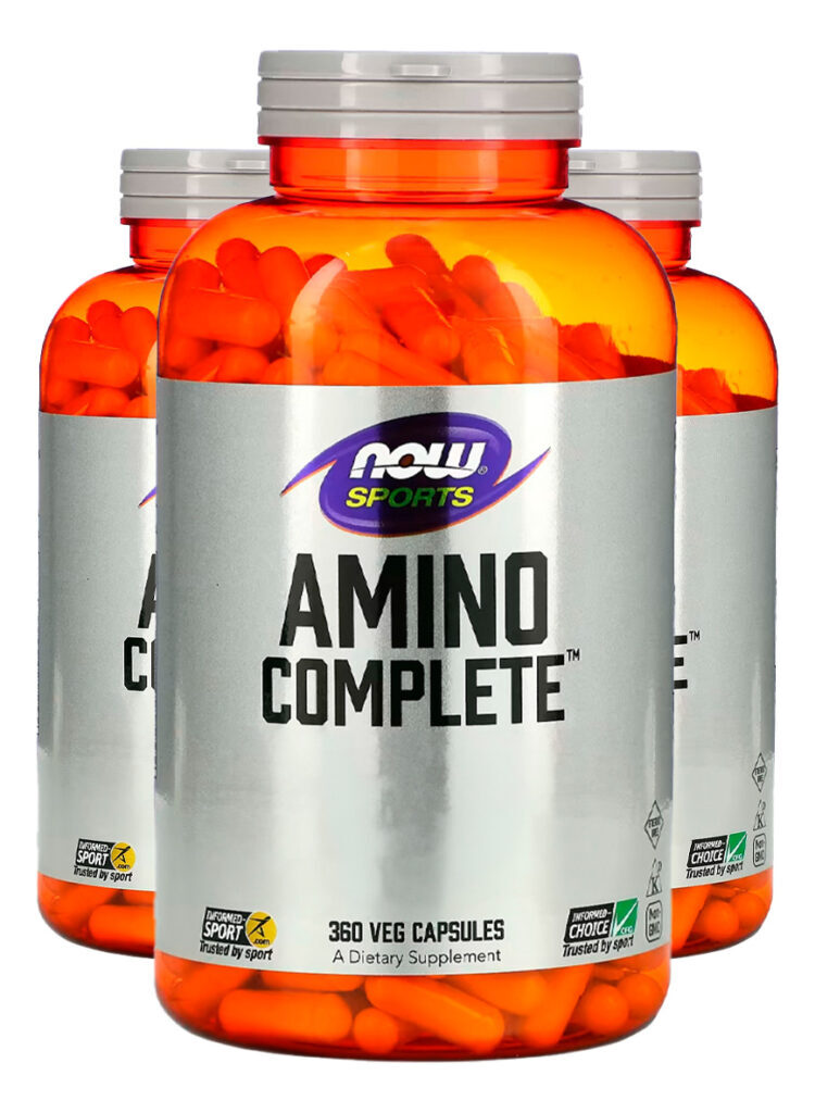 Amino Complete Now Foods Com Vit. B6 360 Cáps Importado 3un