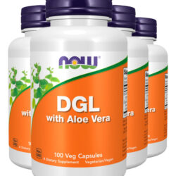 Dgl 400mg Now Food Com Aloe Vera 100 Caps Importado 4un