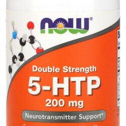 5-htp 200mg Now Foods 5-hidroxitriptofano 60veg Caps Sabor Sem Sabor