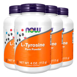 Pó De L-tirosina Now Foods 113g Forma Livre Importado 4un
