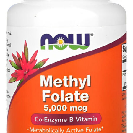 Folato De Methyl 5000mcg Now Foods 50 Cápsulas Importado 4un - Imagem 5