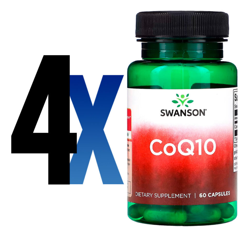 Co-enzima Coq 10 30mg Swanson 60 Caps Importado 4un - Imagem 2
