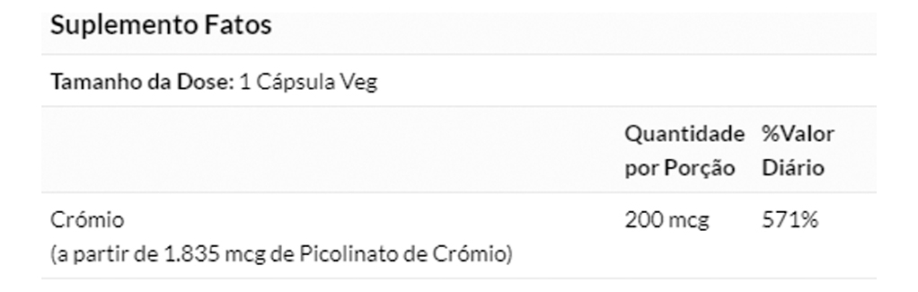 Chromium Picolinate Now Foods 250 Cáps + Porta Cápsulas - Imagem 3