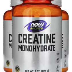 Creatina Monohidratada 227g Em Pó Importado 3un Now Foods