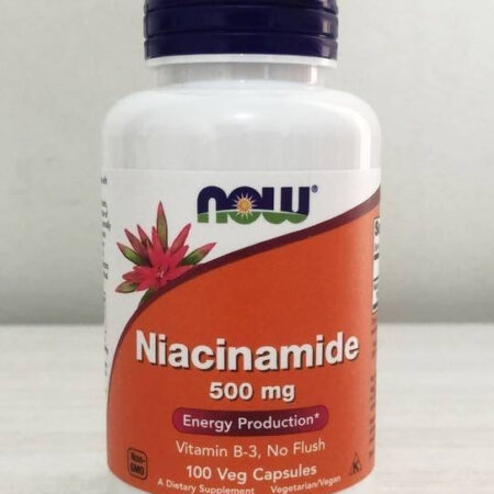 Niacinamida B3 500mg 100 Cápsulas Now Foods Sem Rubor - Imagem 3