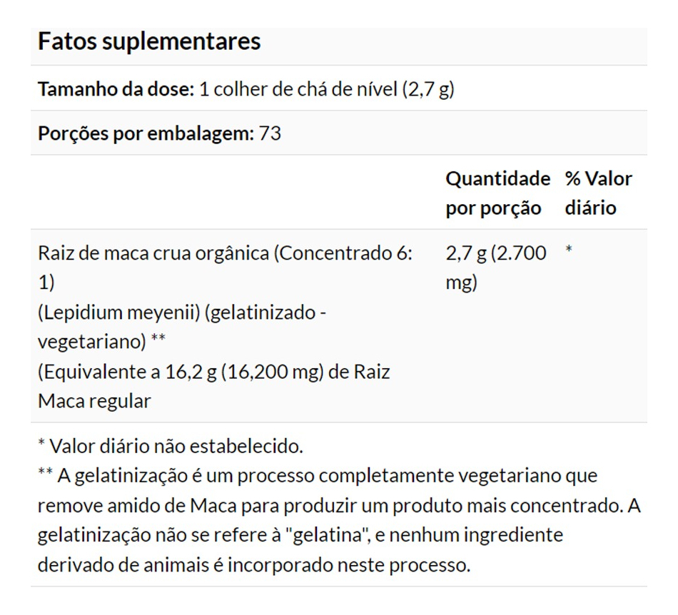 Maca Peruana Em Pó 198g Orgânica Importado 2un Now Foods - Imagem 5