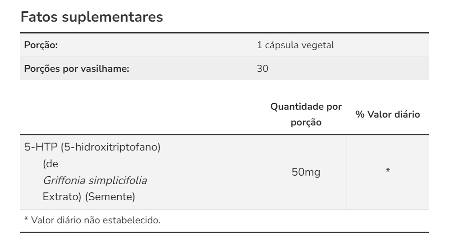 5-h-t-p 50mg Now Foods 30 Caps + Porta Cápsulas - Imagem 4