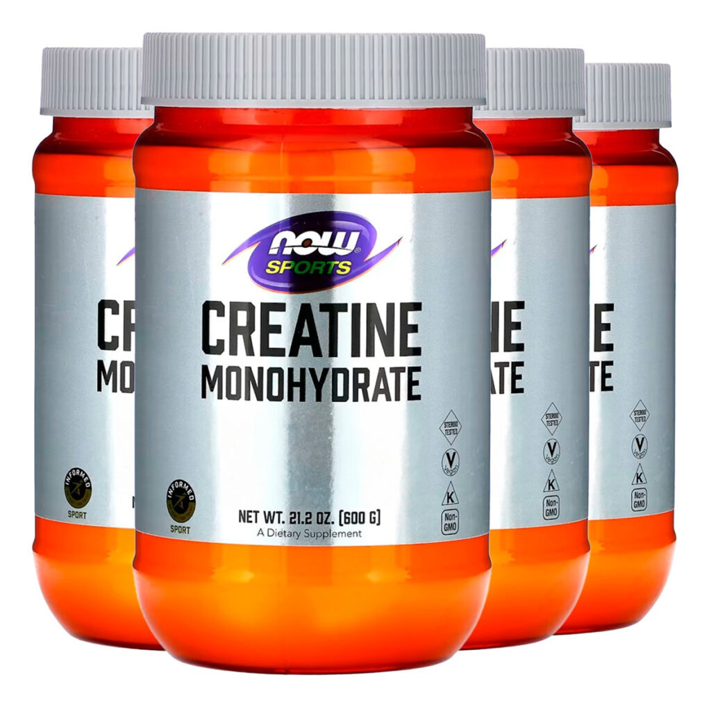 Creatina Em Pó 600g Puro Importado 4un Now Foods