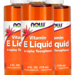 Vitamina E Now Foods 118ml D-alpha Tocoferol Importado 3un