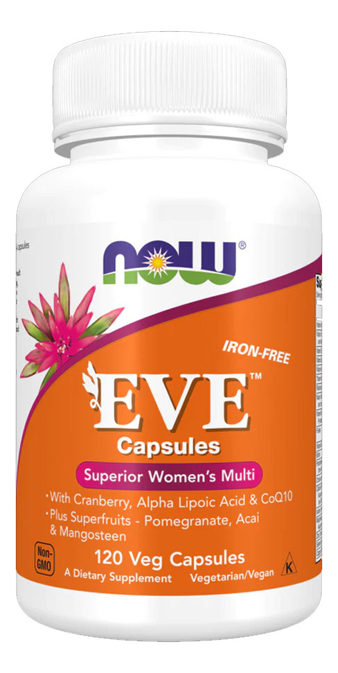 Múlti Vitaminas Eve Now Foods Mulheres 120cáps Importado