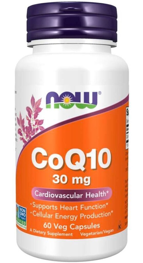 Coenzima Coq Q10 Now 30 Mg 60 Cáps Importado - Imagem 2